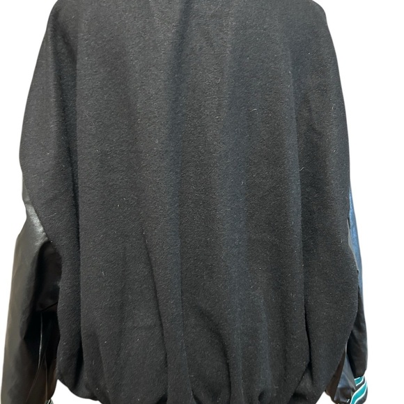 Black and Green Varsity Jacket with letter “S”, EUC - Picture 3 of 5